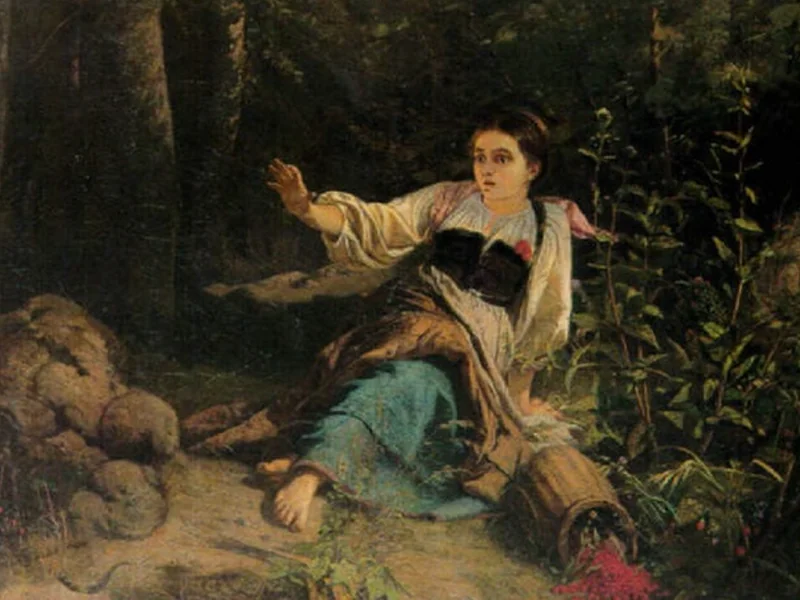 1823-Albert de Meuron - La raccoglitore di fragole